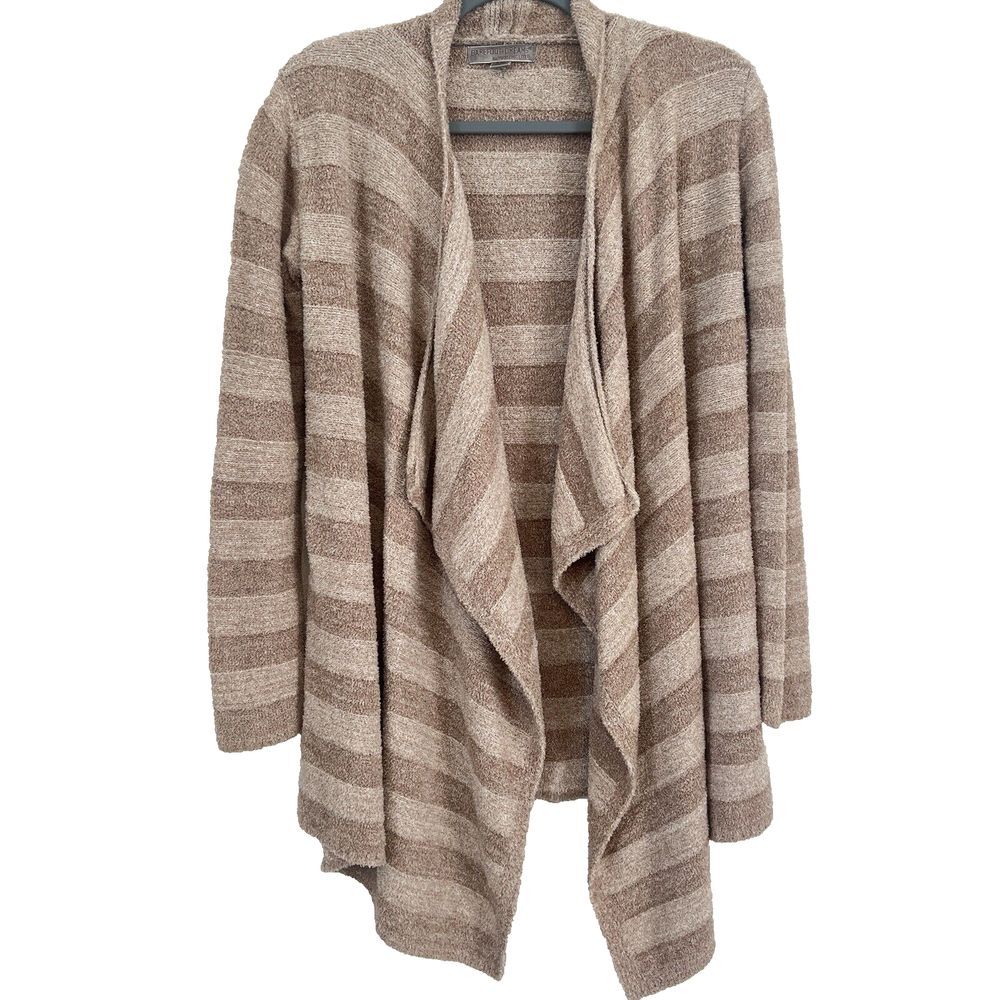 Barefoot Dreams Bamboo Chic Lite Cardigan Calypso Wrap S/M Draped Open Front